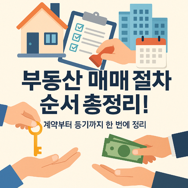 부동산 매매 절차 썸네일 이미지입니다.