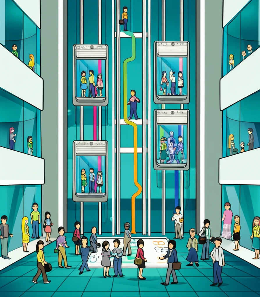 엘리베이터 피크시간 운영 효율 극대화..