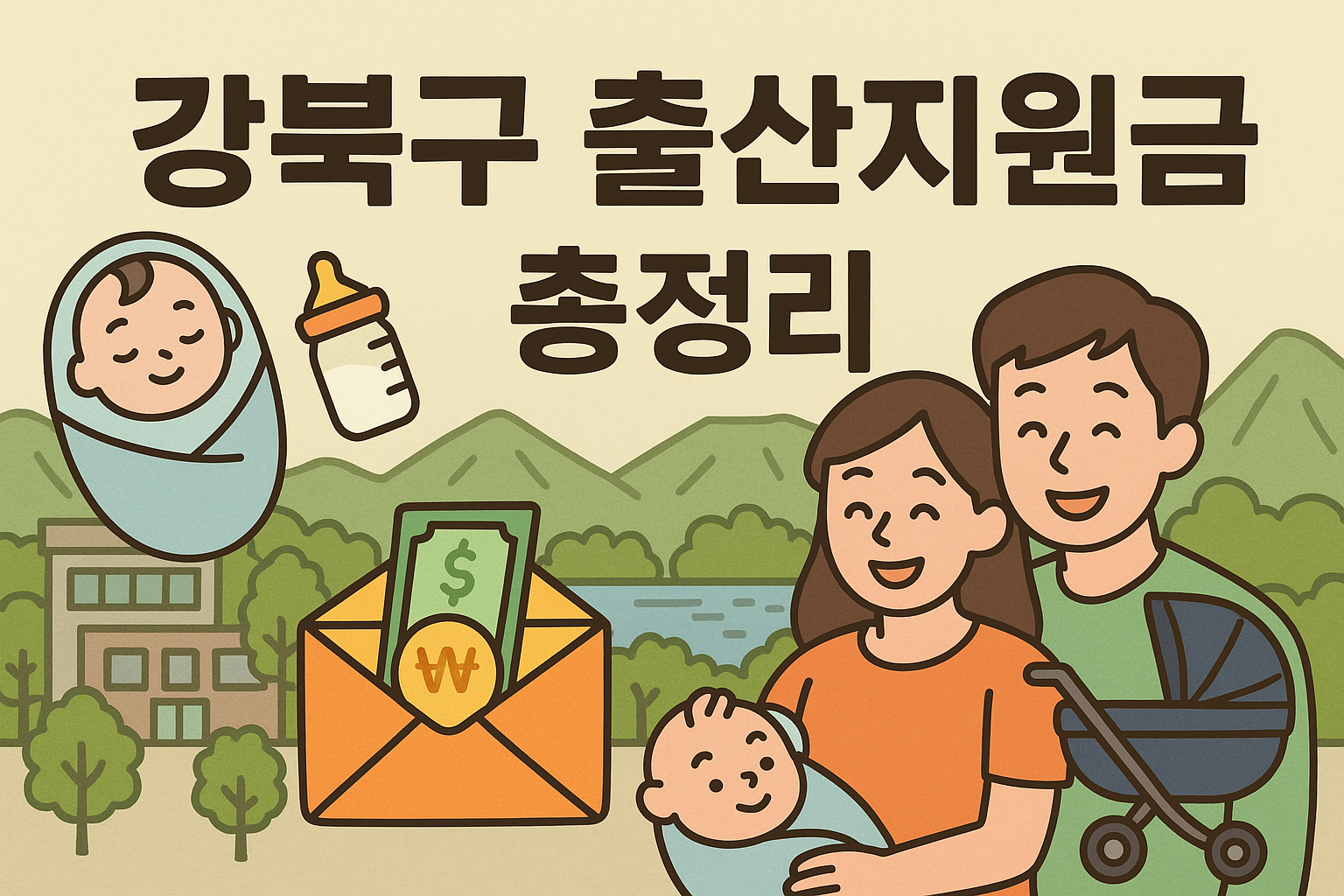 강북구 출산지원금 신청방법 신청자격 혜택 완벽정리