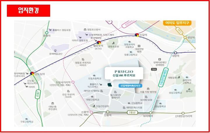 신길AK푸르지오-입지환경