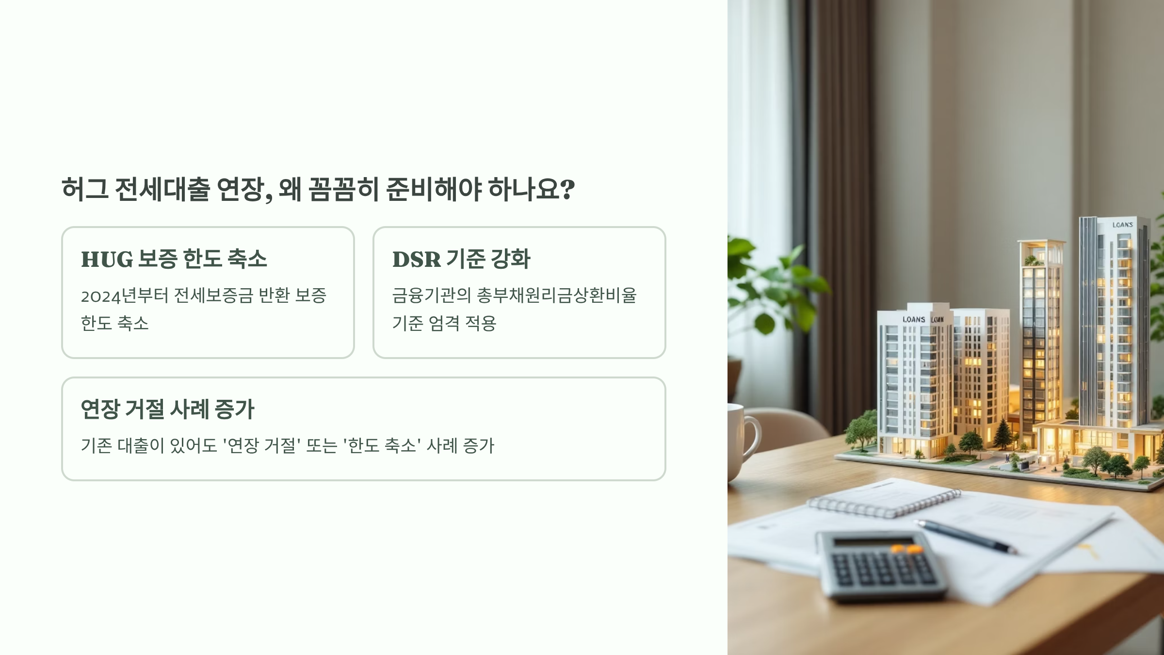 허그 전세대출 연장, 왜 꼼꼼히 준비해야 하나요?