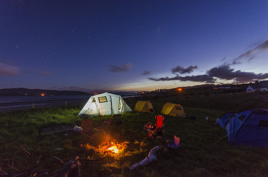 캠핑장 밤하늘