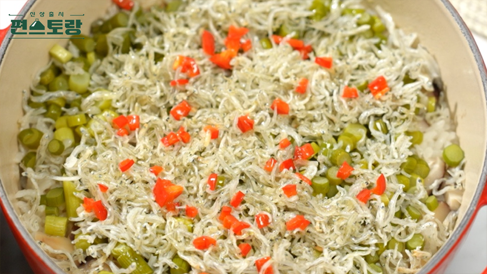 편스토랑 슈퍼맘 이정현 잔멸치 솥밥 레시피