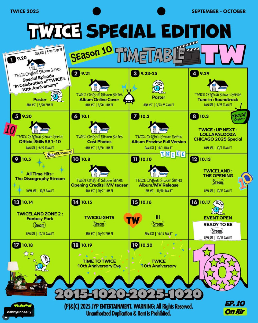 TWICE 10th