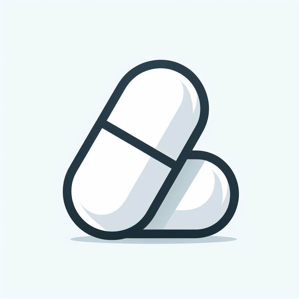 흰색 캡슐 알약