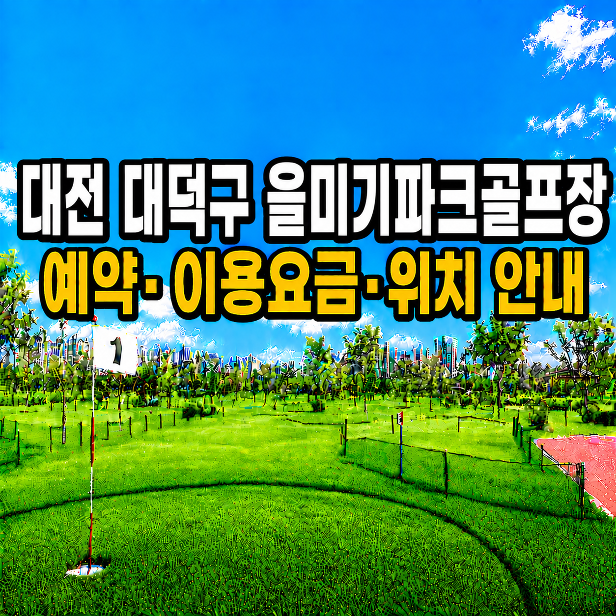 을미기파크골프장 예약&middot;이용요금&middot;위치 안내 (대전 파크골프장 총정리)