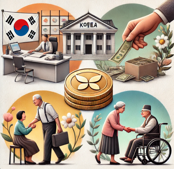 국민연금 기초연금, 노령연금 사진,