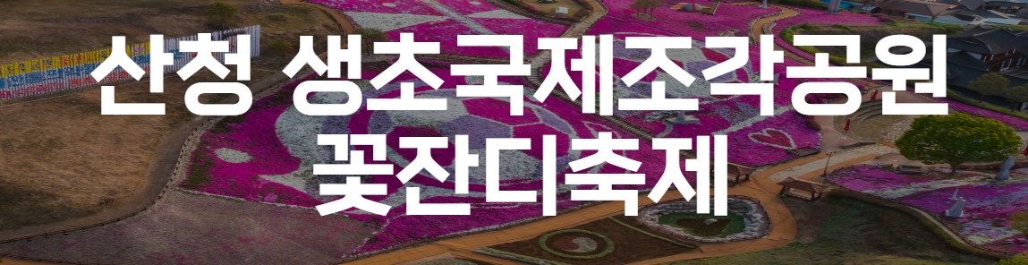 [4월~ 5월 축제]산청 꽃잔디 축제 &amp; 철쭉❘꽃잔디, 철쭉 개화 상황, 생초국제조각공원의 모습