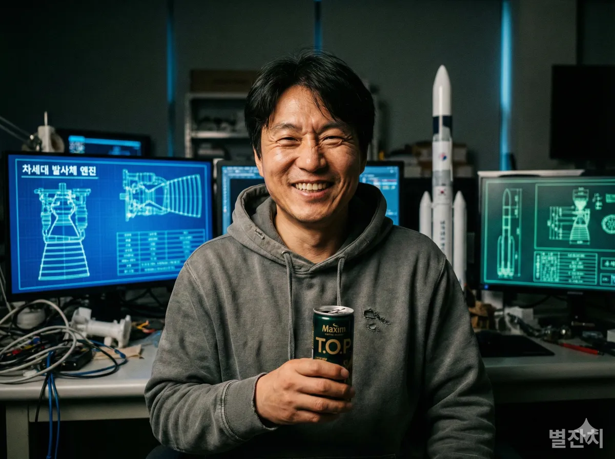정장 대신 후드티를 입고 커피를 든 채 열정적으로 연구에 몰두하는 KASA의 '괴짜 과학자' 모습