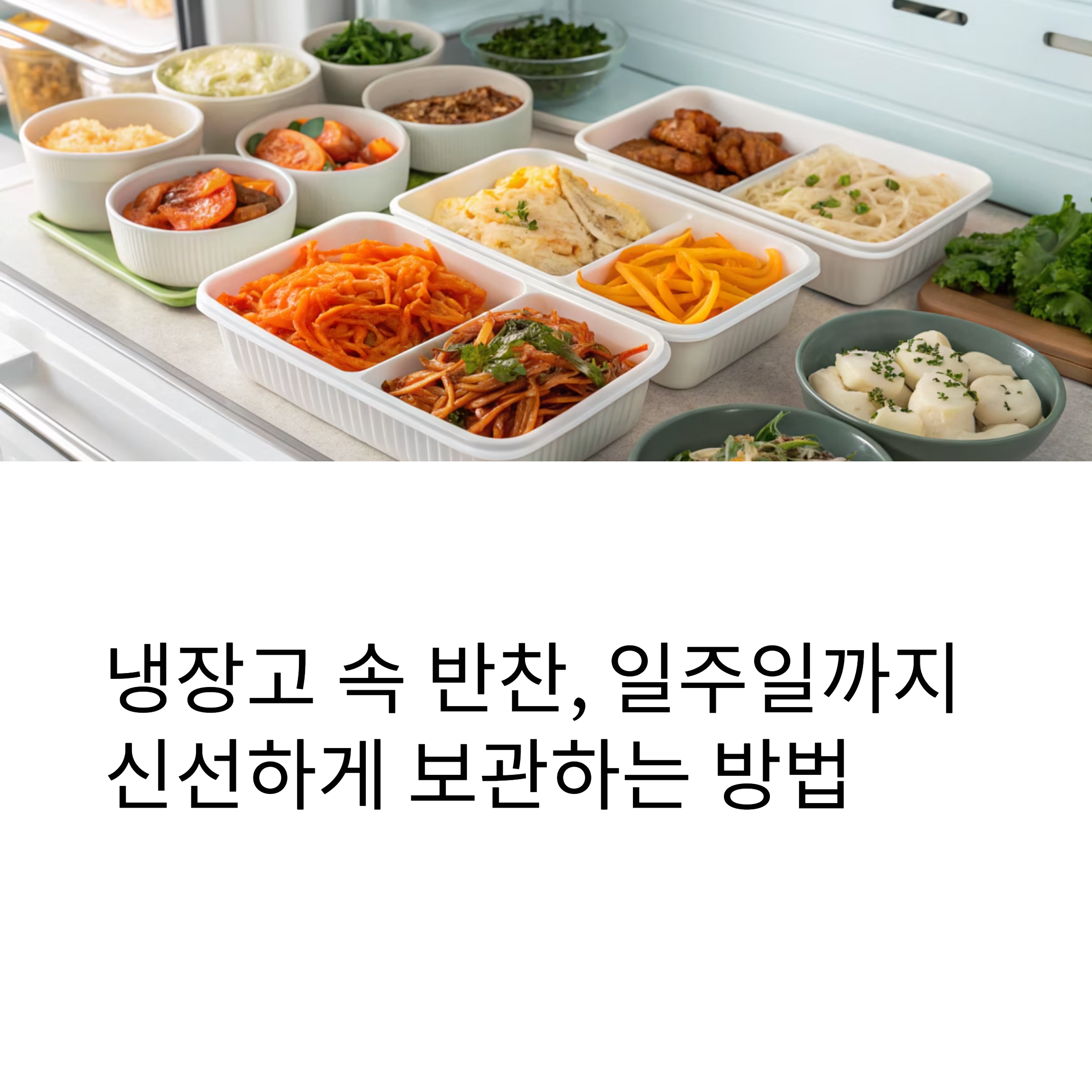 냉장고 속 반찬 오래 보관하는 꿀팁 5가지 공개