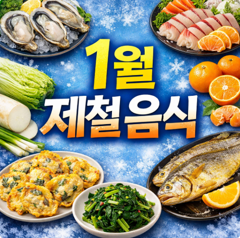 1월 제철 음식