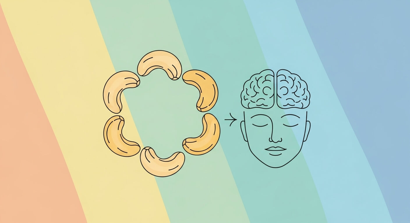 캐슈넛 - 스트레스 완화와 기분 안정에 탁월