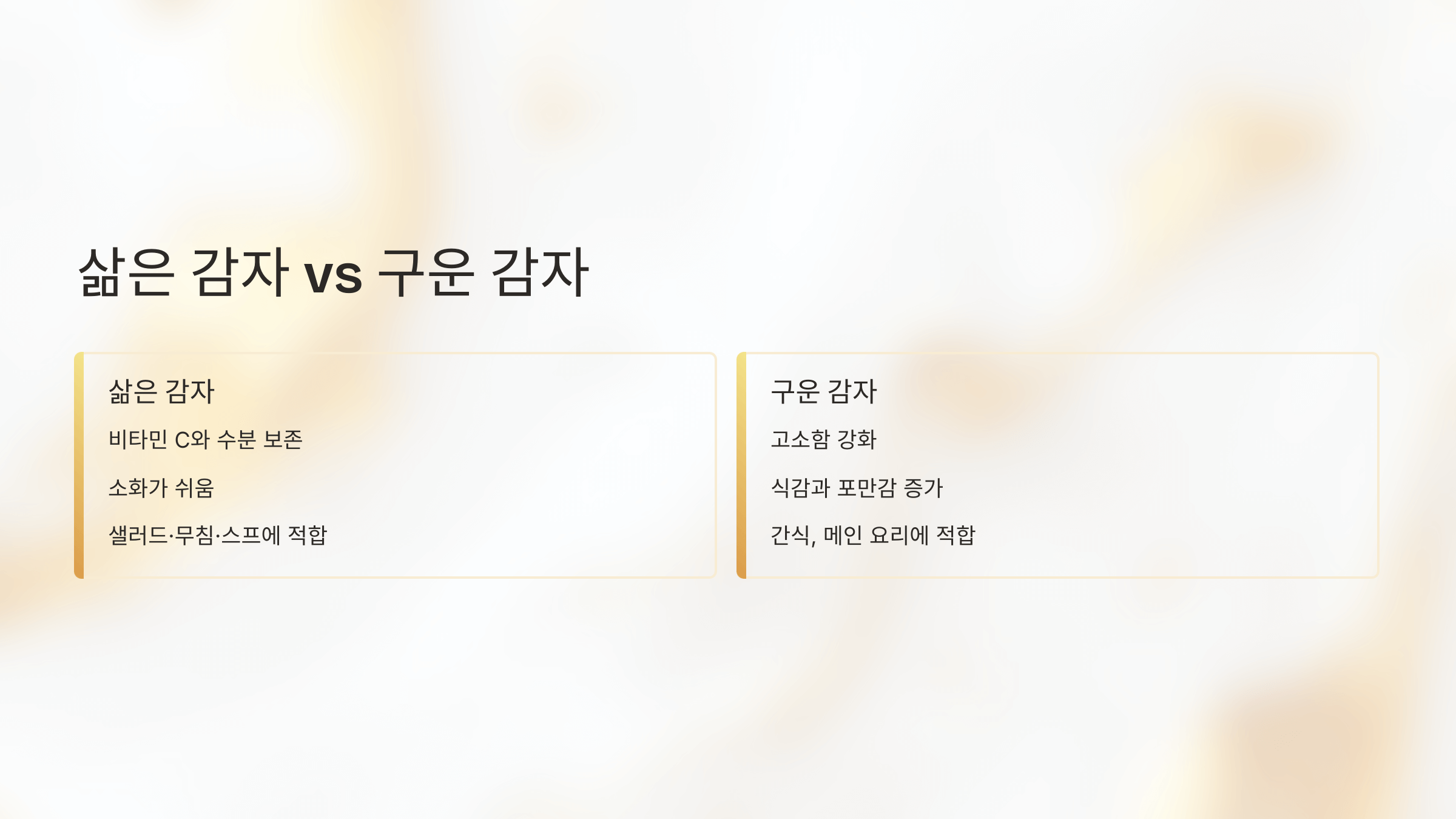 감자 사진입니다.