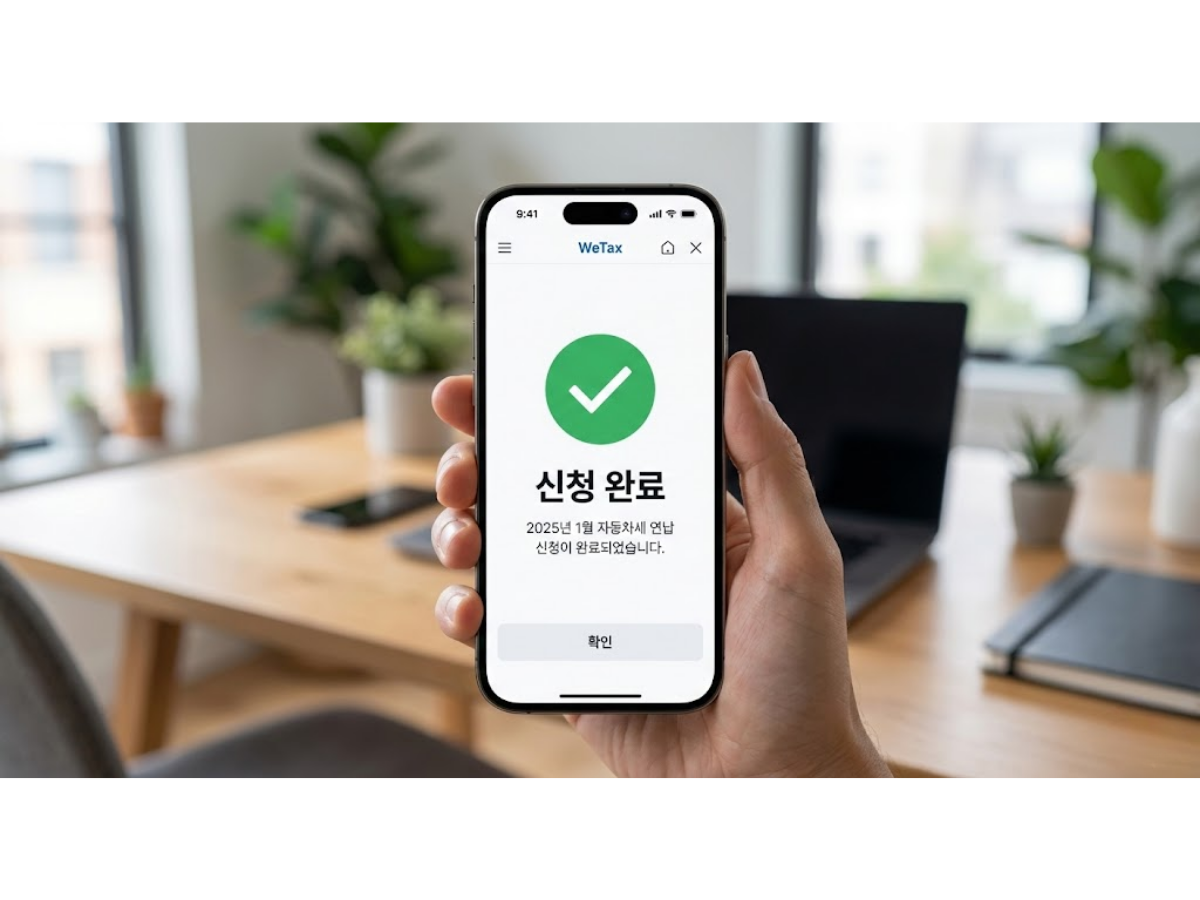 1분 만에 끝내는 온라인 신청방법 (위택스/이택스)