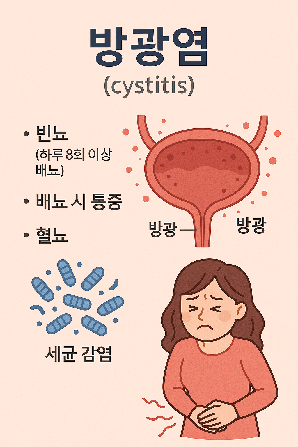방광염 증상과 치료법 총정리
