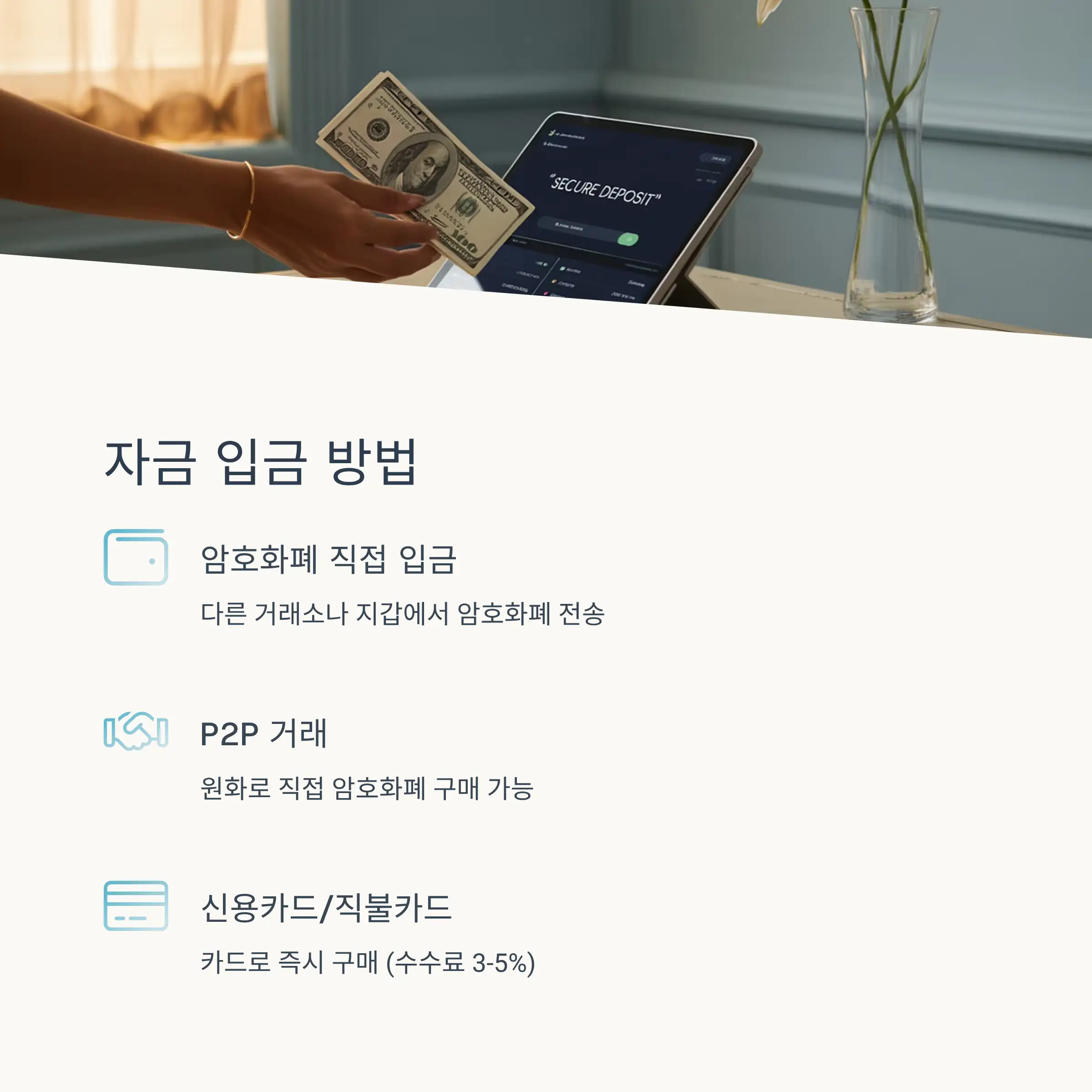 💰 자금 입금 방법