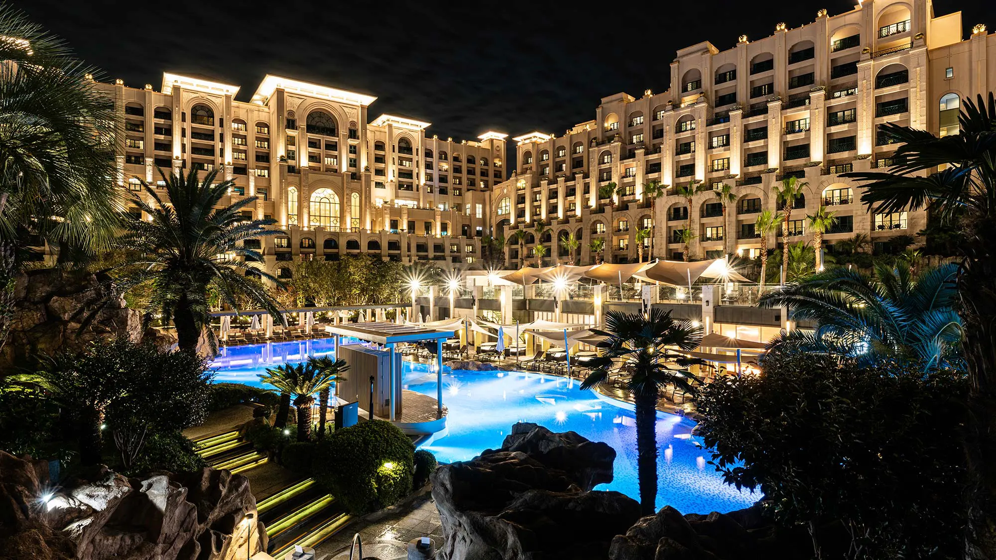 롯데호텔-제주-야경-사진