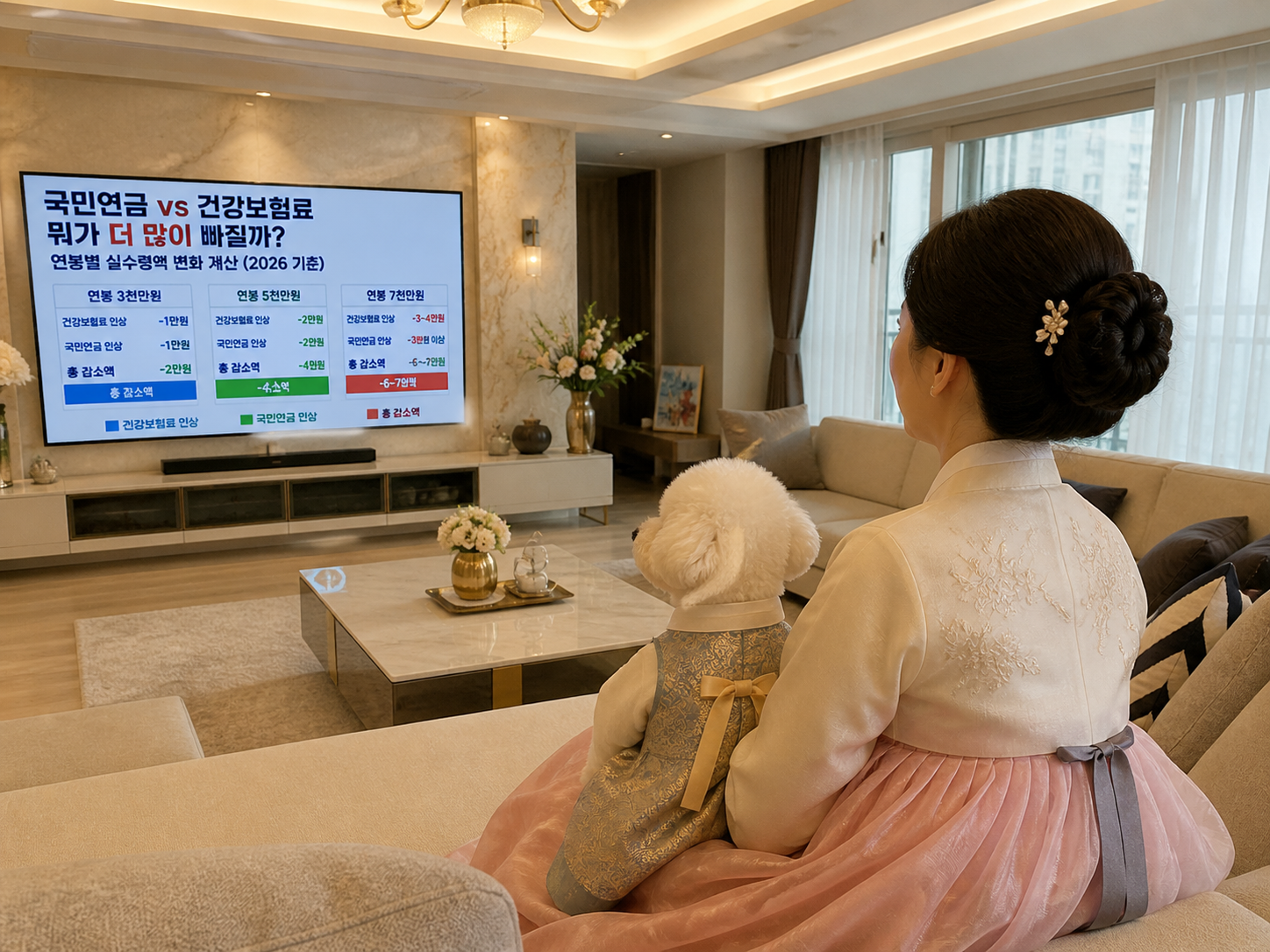 국민연금 vs 건강보험료 뭐가 더 많이 빠질까? 연봉별 실수령액 변화 계산 (2026 기준)