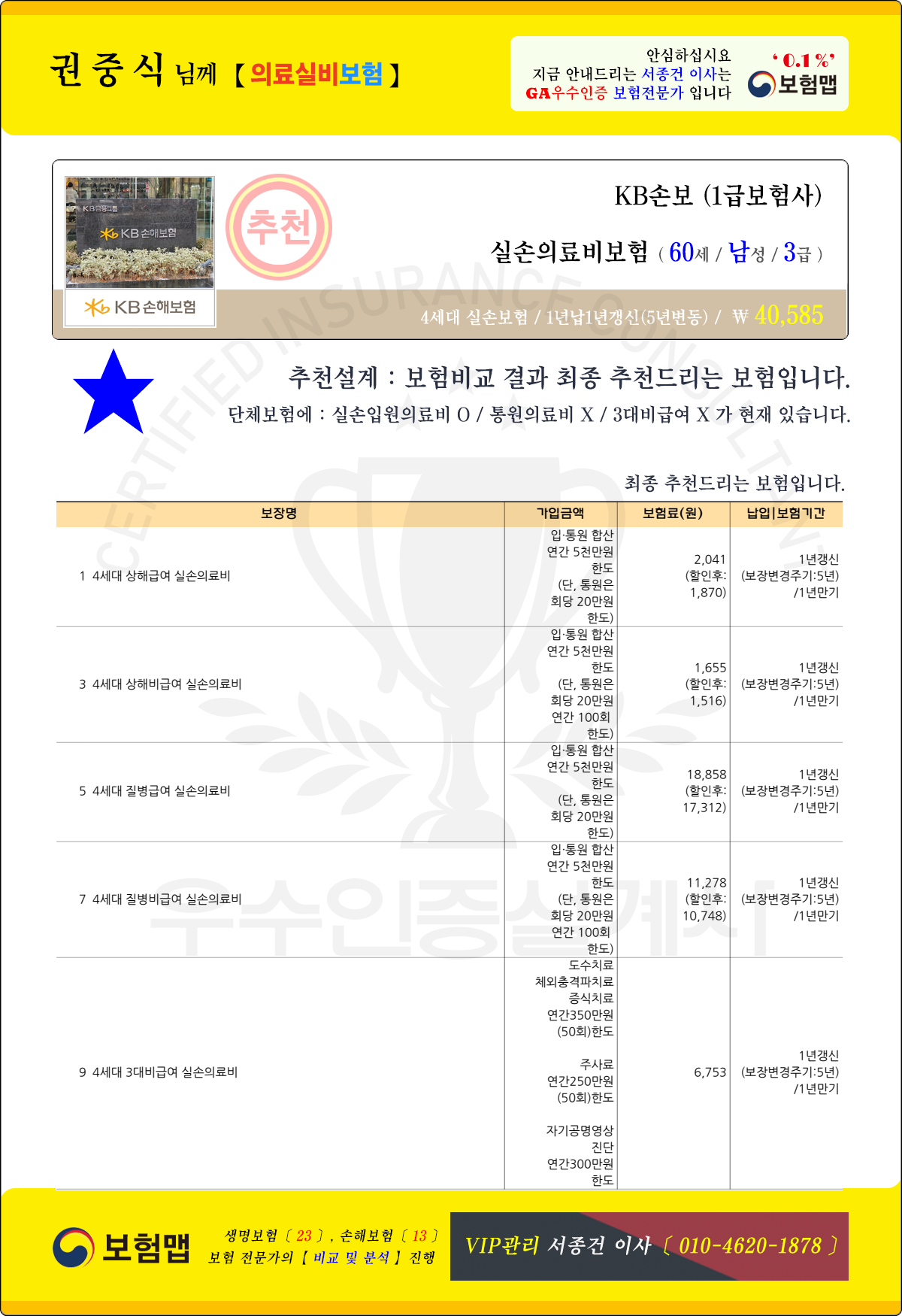 실손보험추천
