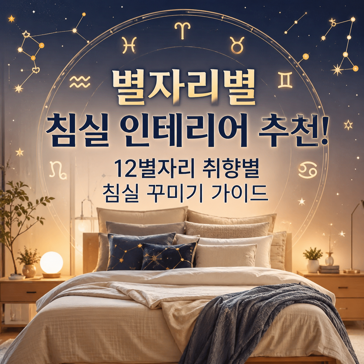 별자리별 침실 인테리어