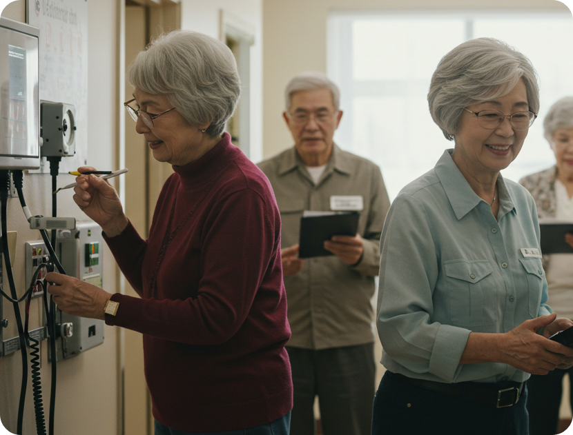 스마트 경로당과 도심 환경 개선사업 &ndash; 시니어 활동의 새로운 모델 : 코시팅(KST)