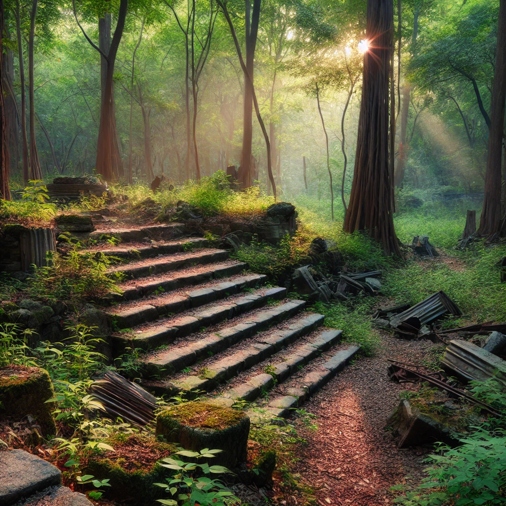 강과 호수는 본래 흐름을 되찾고 물고기와 수생물들이 번성한다.