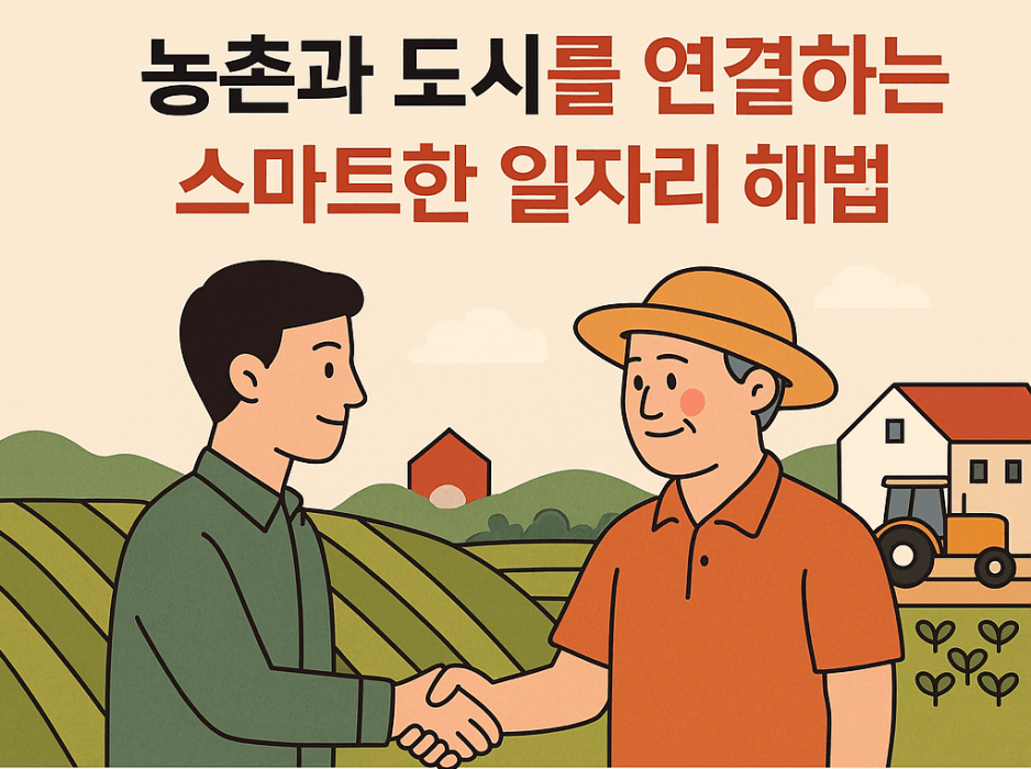 도농 인력중개 플랫폼, 농촌 인력중개센터 일자리 알바 정보