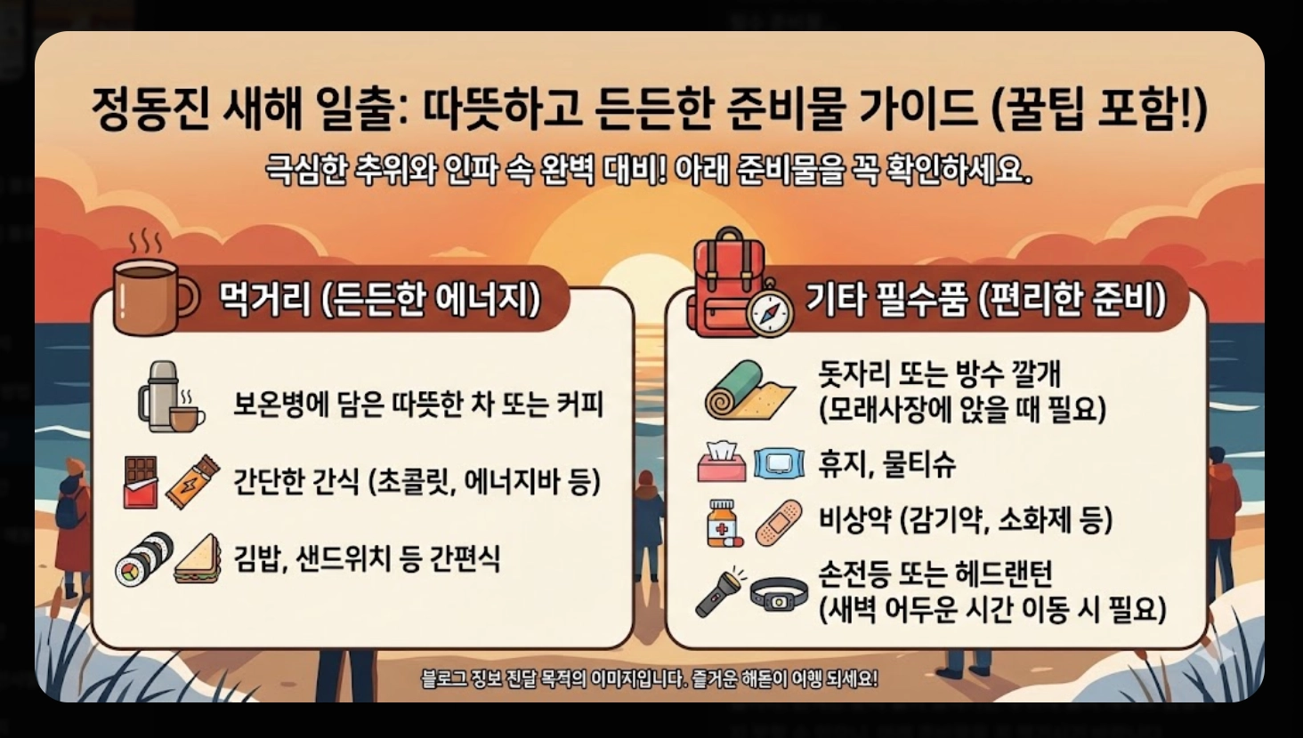 정동진 일출 시간 2026 완벽 가이드