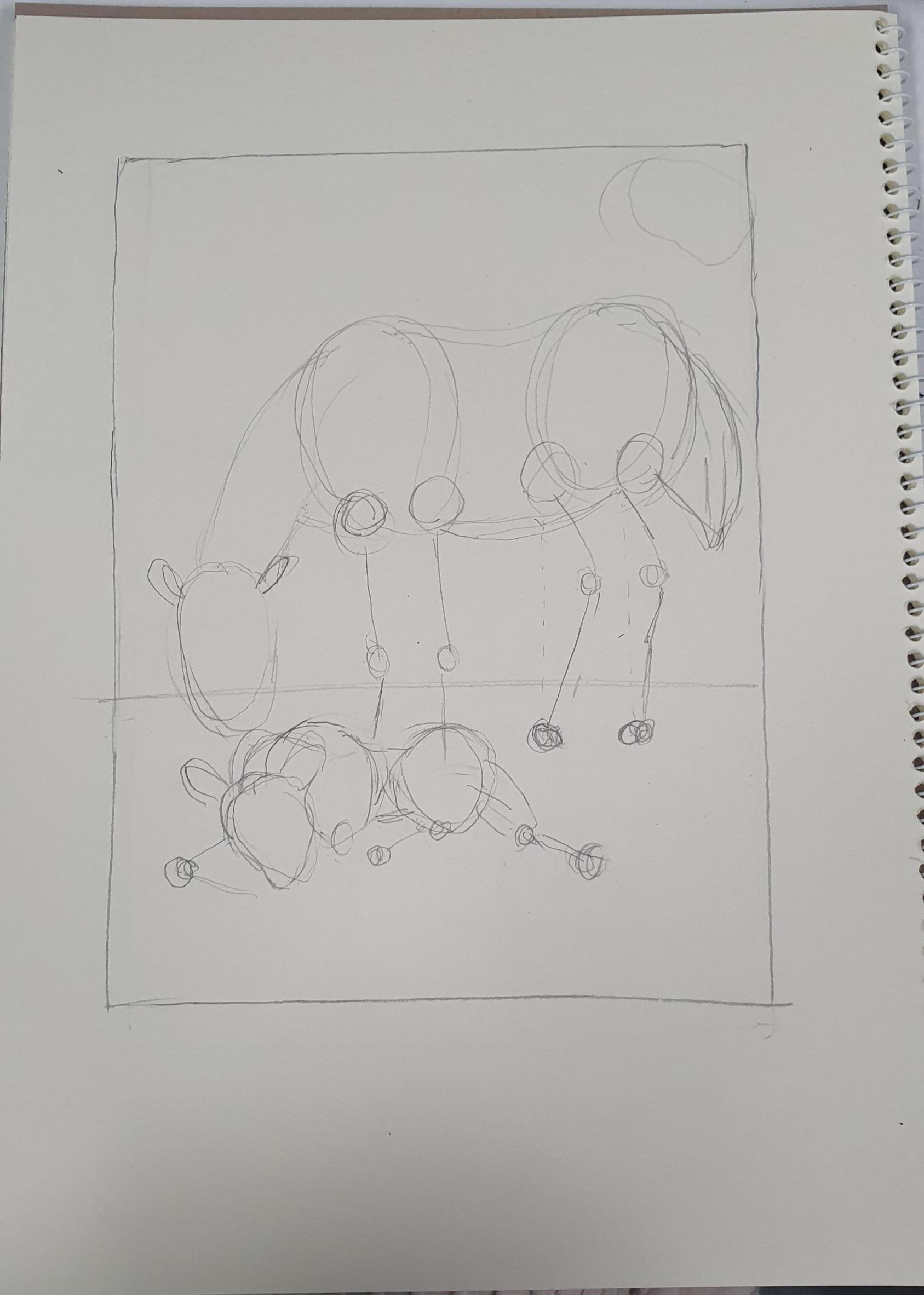 밑그림-그린-말