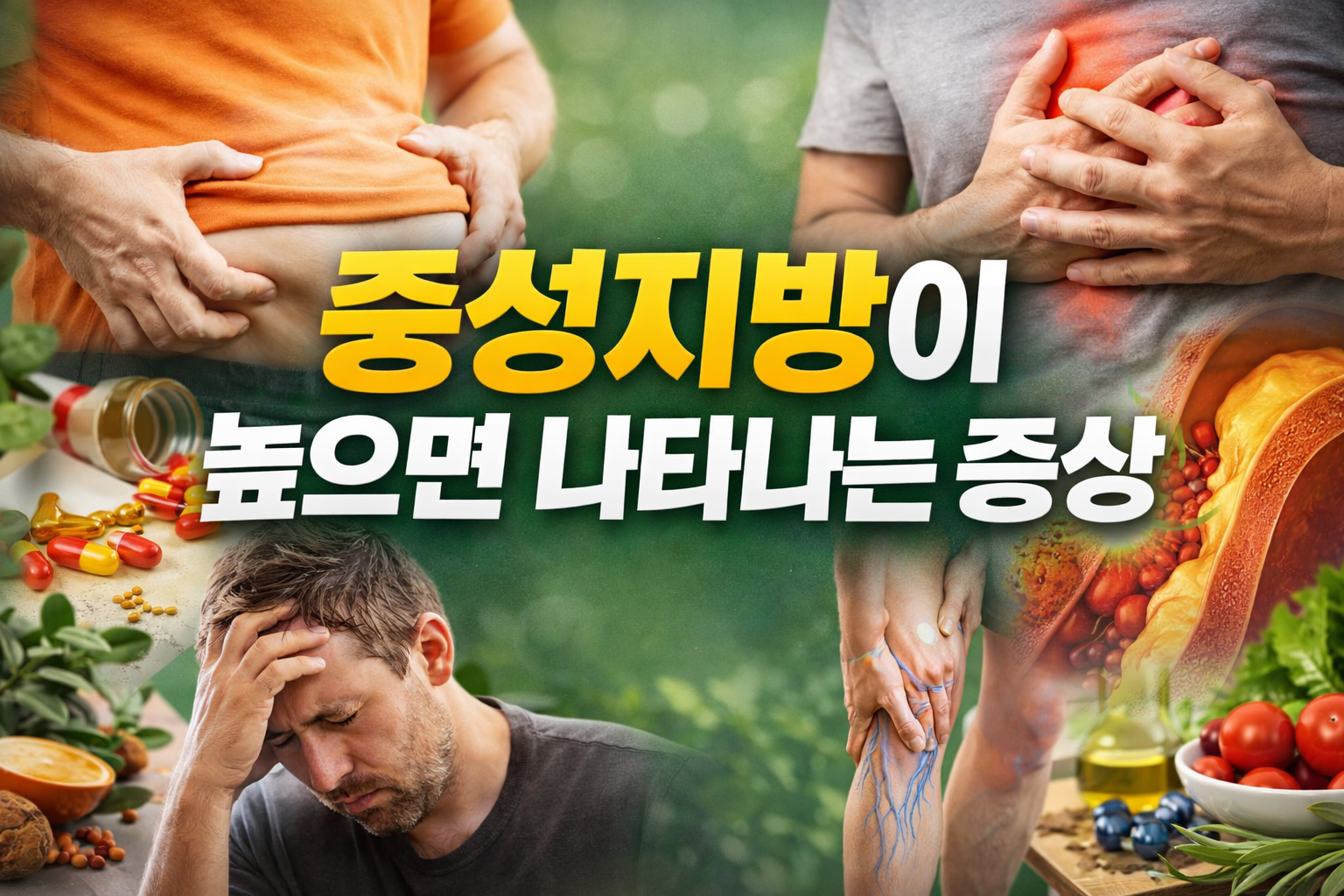 중성지방이 높으면 나타나는 증상