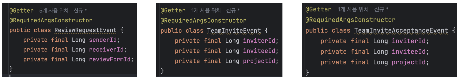 Event class