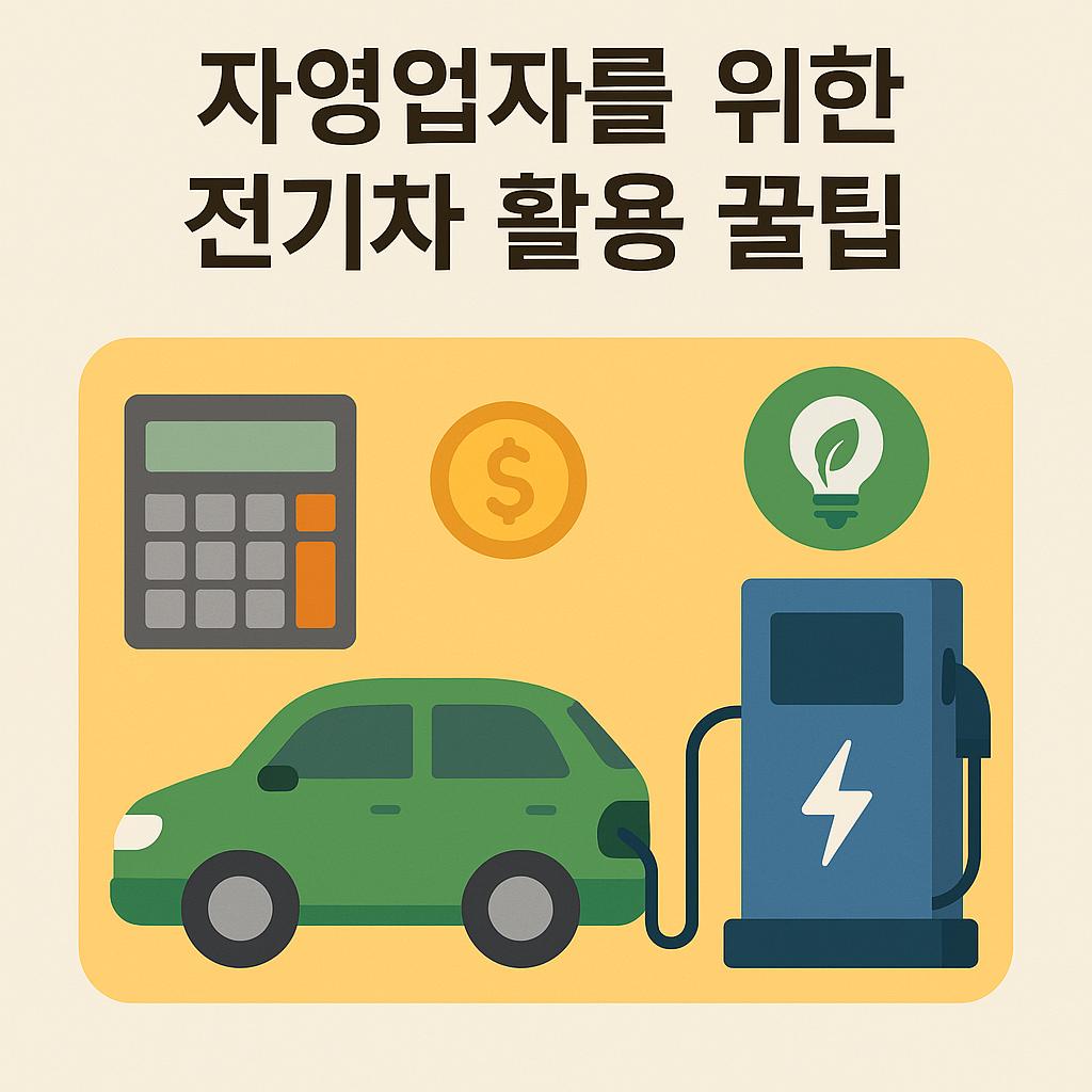 자영업자 전기차 전환 시 꿀정보 관련 이미지 사진