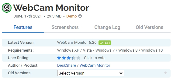 WebCam-Monitor