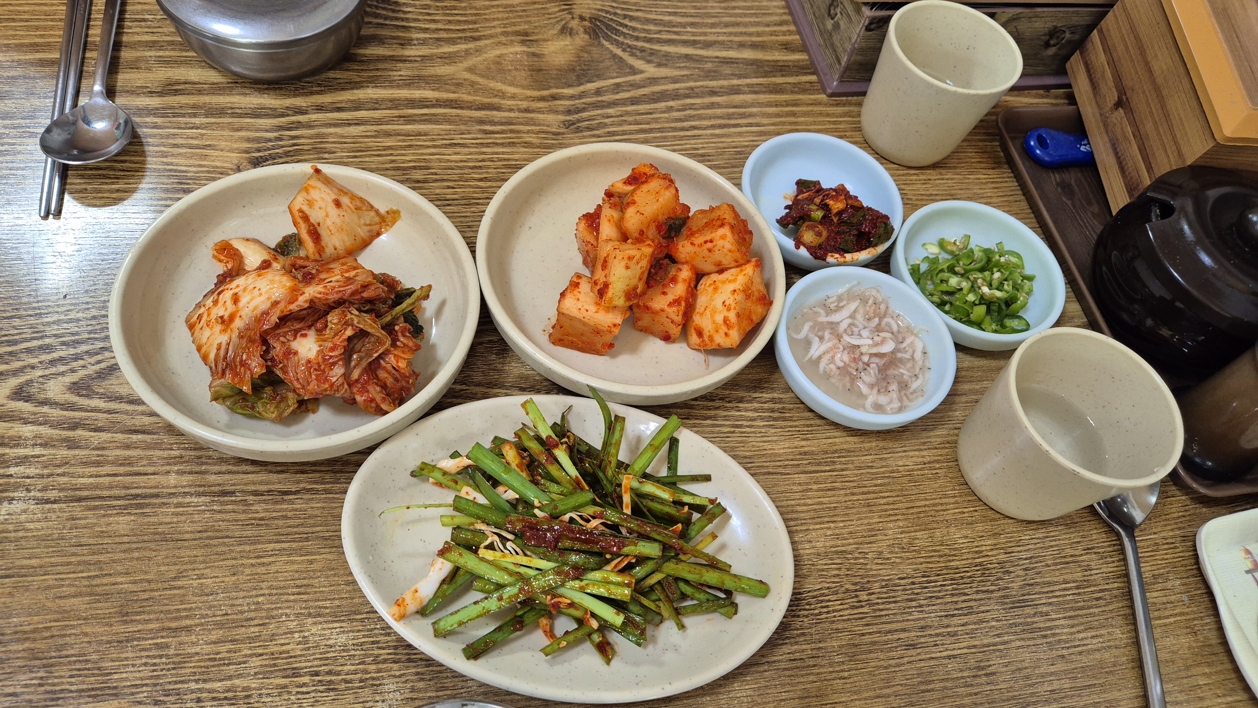 한우물순대 반찬