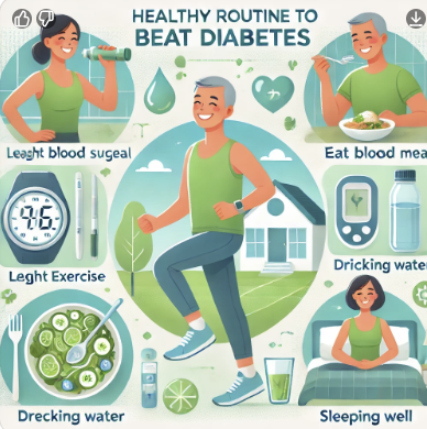당뇨를 이기는 건강한 루틴 관련 사진