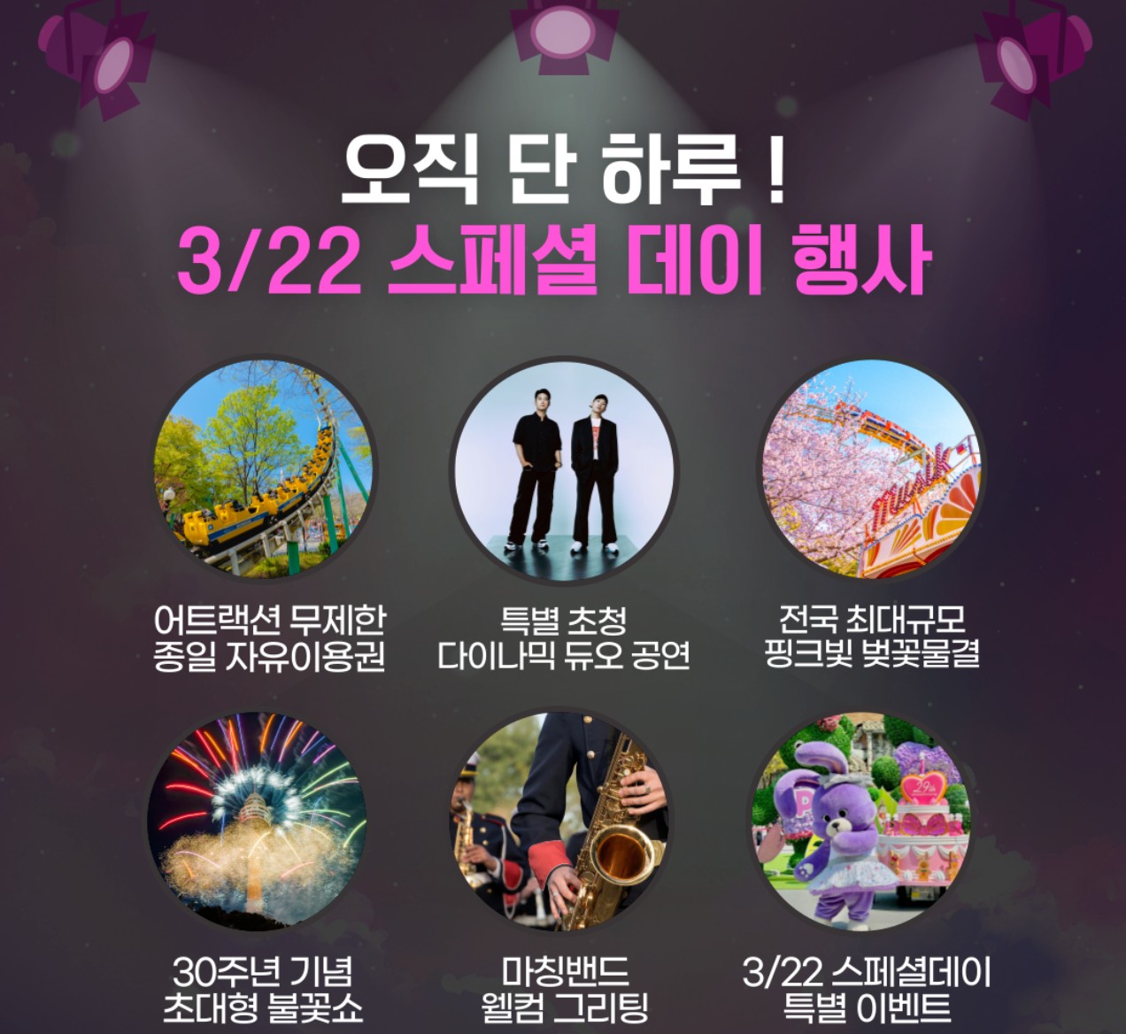 벚꽃 축제 대구 이월드 블라썸 피크닉