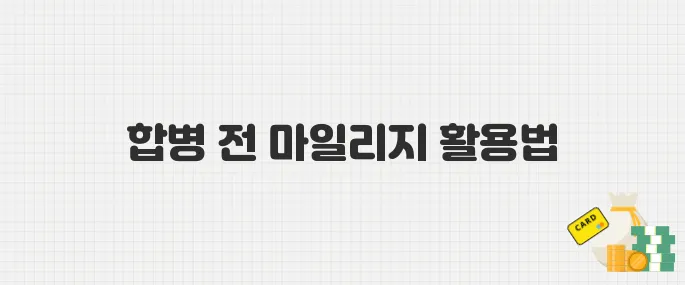 항공 마일리지 가치 하락 걱정 끝! 합병 전 알뜰하게 사용하는 방법