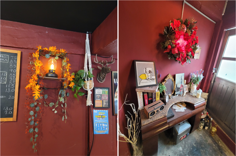 옥탑버거 소품들