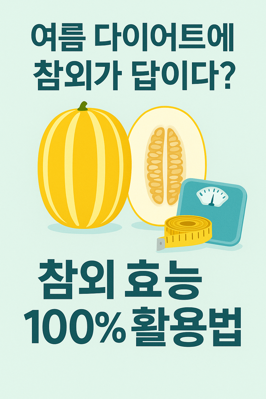 💧 여름 다이어트에 참외가 답이다? 참외 효능 100% 활용법
