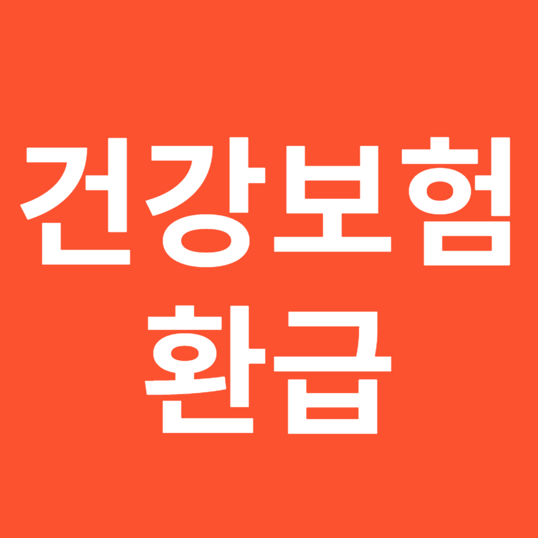 본인부담환급금 신청 조회 건강보험환급 건보료환급