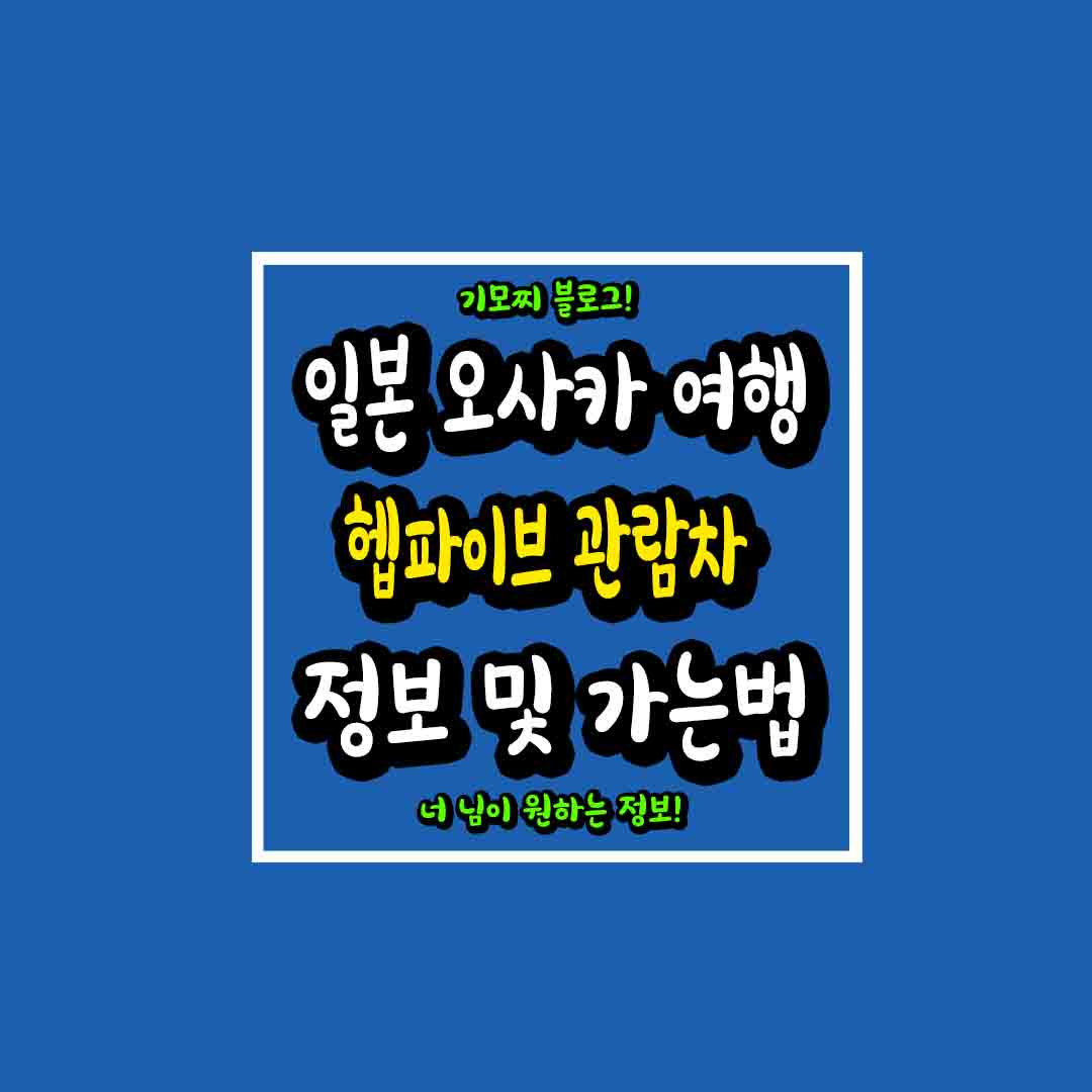 일본 오사카 헵파이브 관람차 썸네일