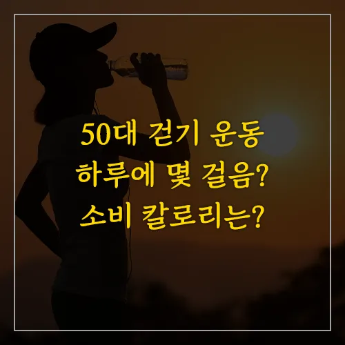 50대-걷기-운동-하루에-몇-걸음