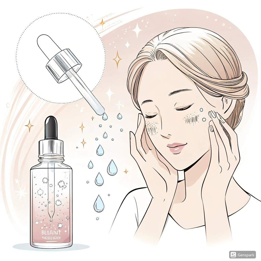 수분 세럼 또는 앰플 레이어링