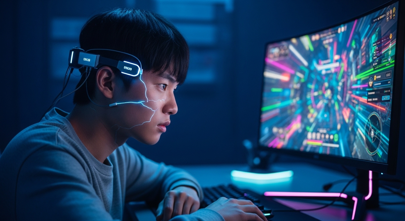 a sleek non-invasive BCI headset