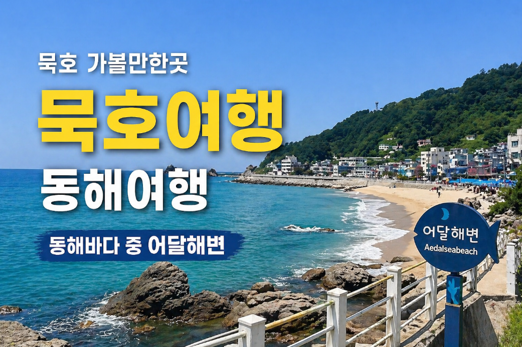 동해 가볼만한 곳 묵호 여행, 어달해변 이것만 알면 끝