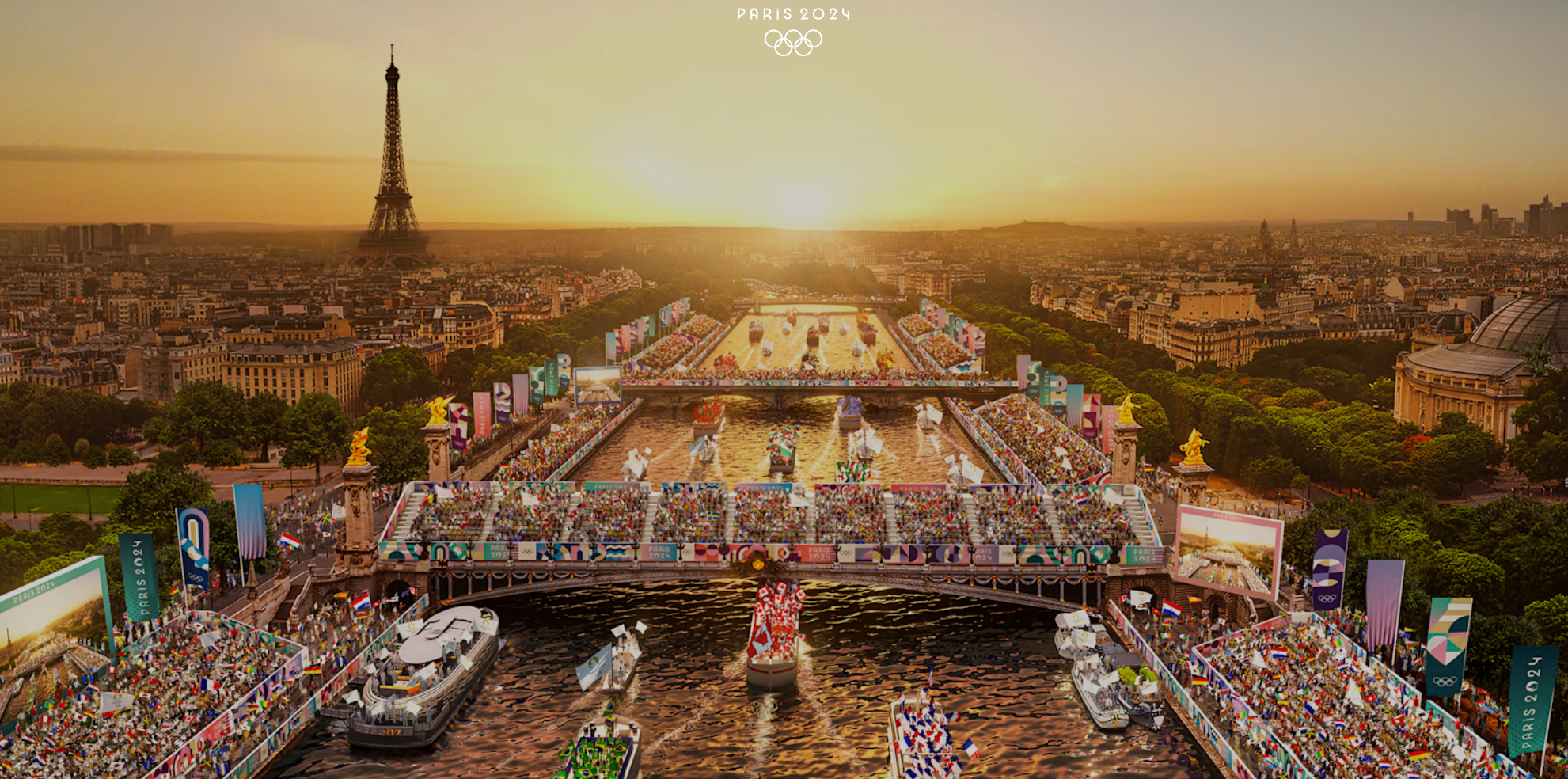 센강에서 열리는 개막식