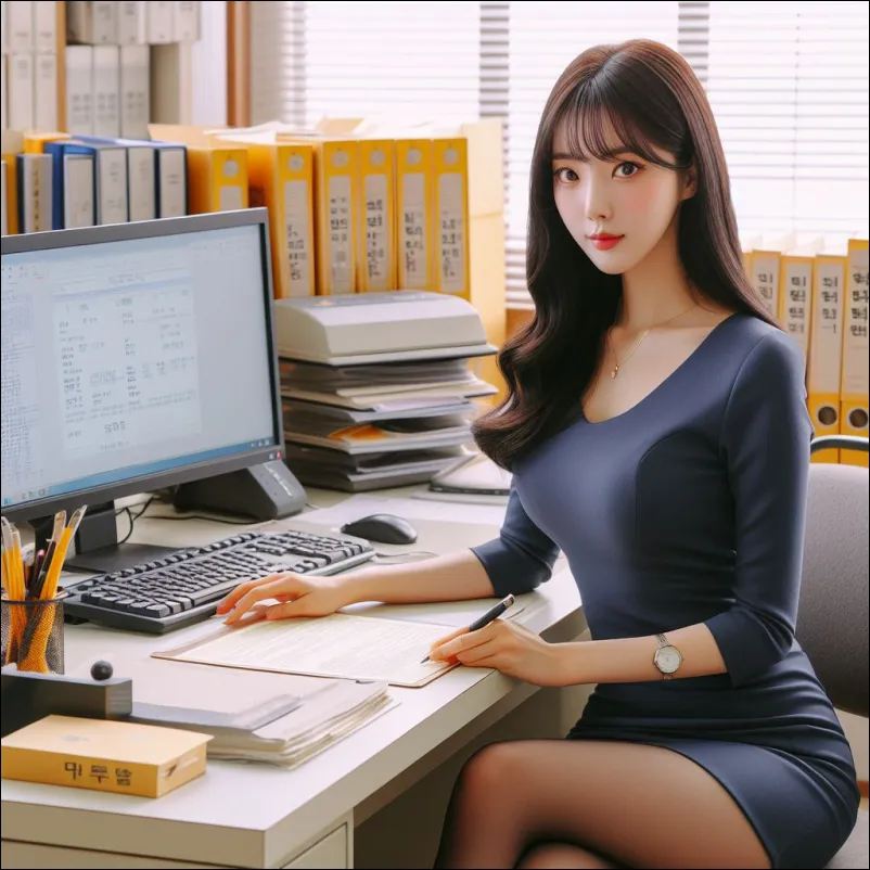 주민센터 토요일 업무하는 공무원