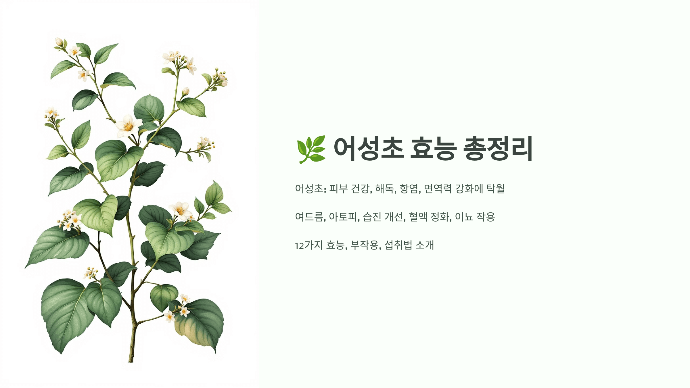 어성초 사진입니다.
