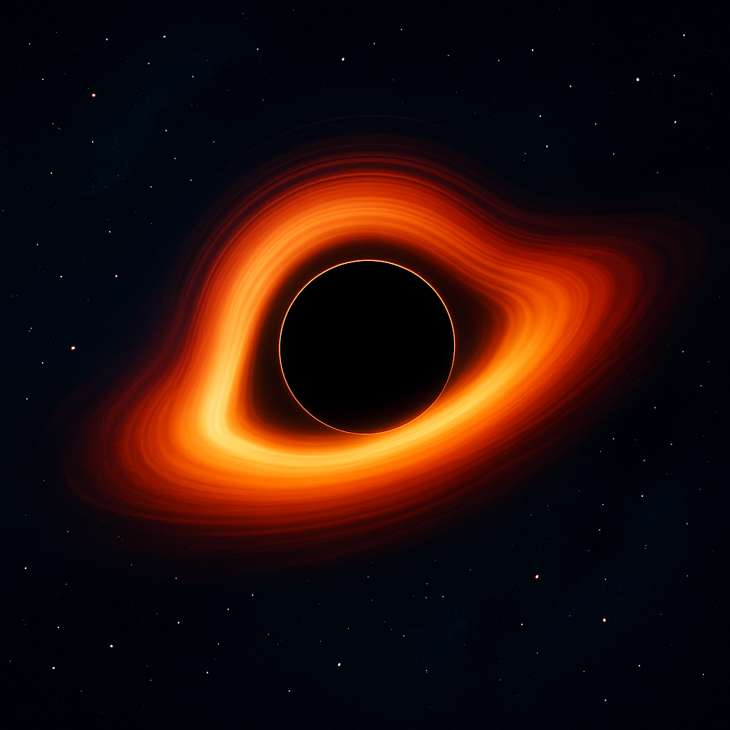 블랙홀 주변의 빛은 왜 휘어지고, 어떤 색으로 보일까?