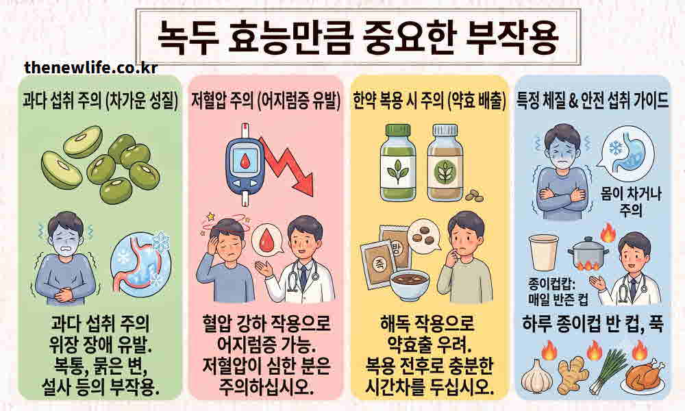 녹두 효능 부작용